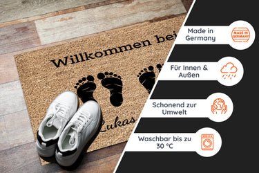 Personalisierte Fußmatte Familie -